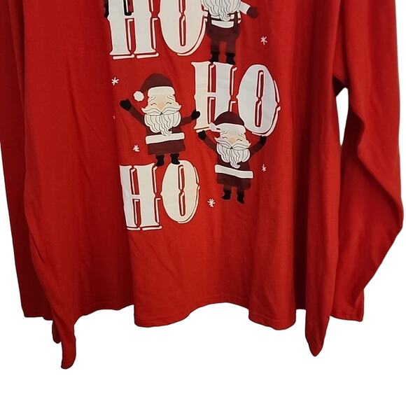 Jammies for Families 3X HOHOHO Red Top, NWT - Picture 4 of 6